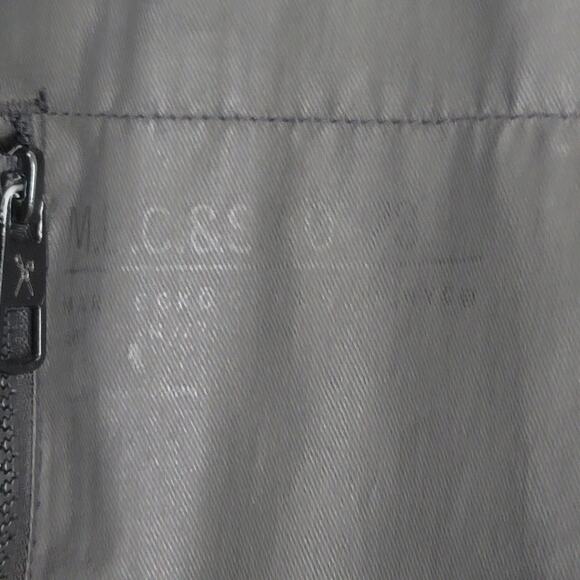 Marc Ecko Cut & Sew Mens Faux Leather Jacket‎ Medium Black Pockets Casual - Picture 4 of 10